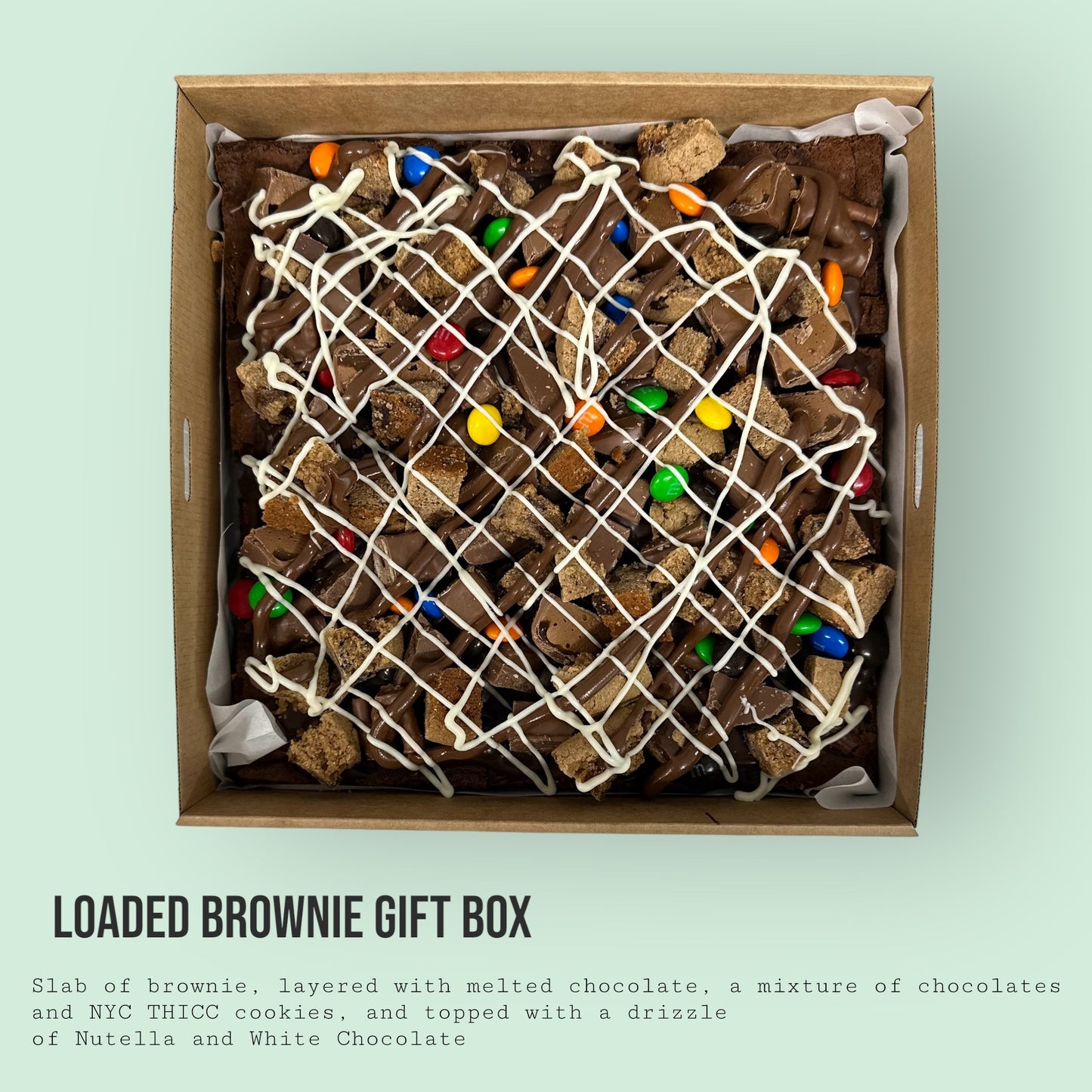 Fathers Day Brownie Gift Box
